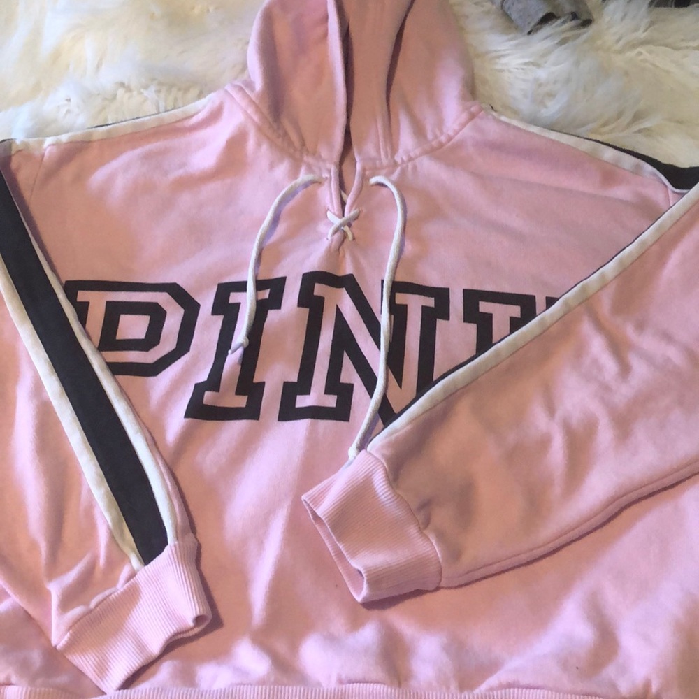Victoria secret pink hoodie size L
